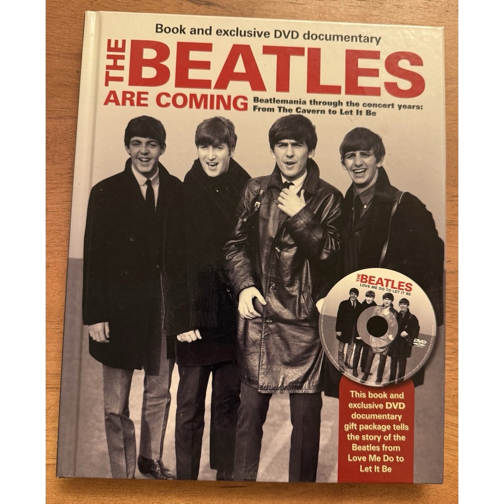 The Beatles are Coming Hardback‎ Book With DVD